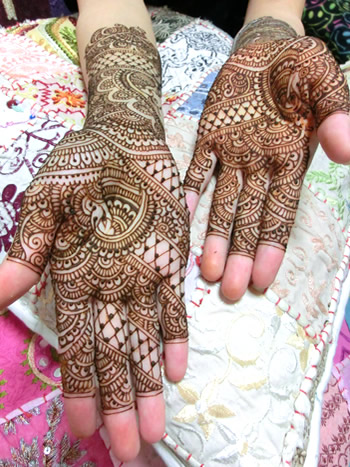 ブライダル メヘンディ メヘンディ ヘナタトゥー ヘナアート ハート フール Mehndi