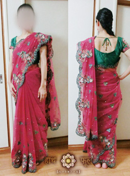 インドの民族衣装サリー